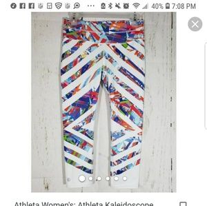 Athleta Pants - Athleta Kaleidescope Sonar Kapri Athleta Pants - Athleta Kaleidescope Sonar Kapri